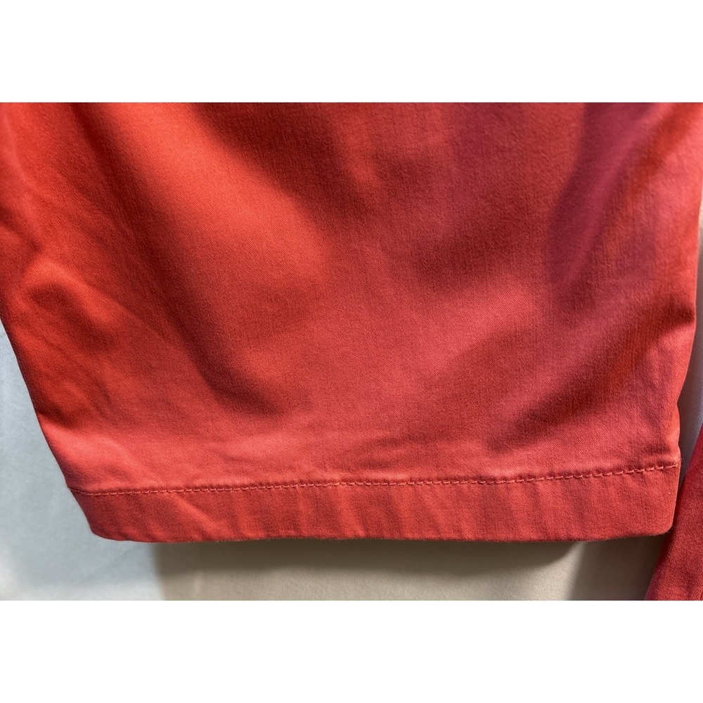 LL Bean Favorite Fit‎ Pants Womens Orange Salmon Chinos Cotton Stretch 8 - Picture 5 of 13
